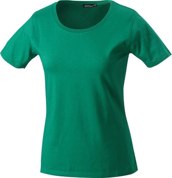 James and Nicholson Dames/dames Basic T-Shirt (Iers Groen)