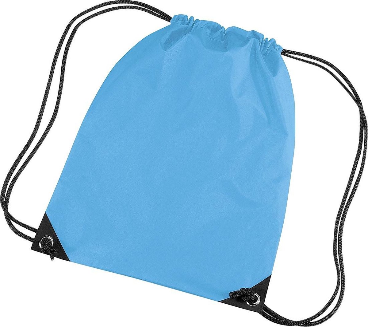 Bagbase Premium Gymsac Waterbestendige Zak (11 Liter) (Surf Blauw)