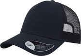 Atlantis Rapper Jersey Mid Visor Trucker Cap (Marine)