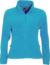 SOLS Dames/dames North Full Zip Fleece Jacket (Aqua)