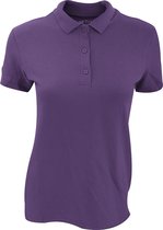 Gildan Dames Premium Katoen Sport Dubbele Pique Polo Shirt (Paars)