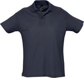 SOLS Heren Zomer II Pique Poloshirt met korte mouwen (Marine)