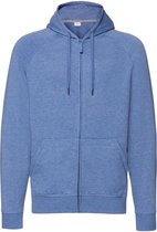 Russell Heren-HD Sweatshirt met kap met rits (Blauwe mergel)