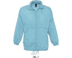 SOLS Unisex Surf Windbreaker Lichtgewicht Jasje (Blauw Atol)