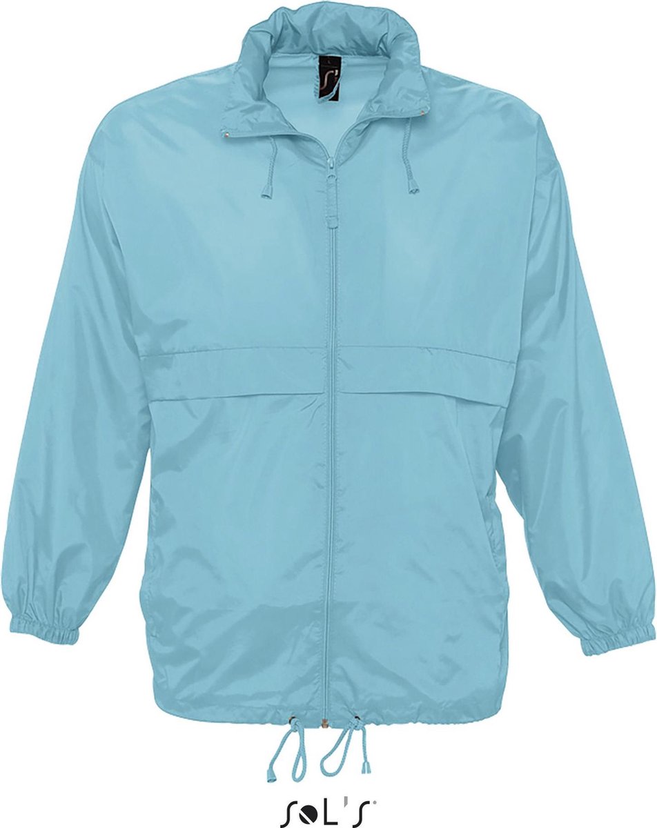SOLS Unisex Surf Windbreaker Lichtgewicht Jasje Atol Blauw