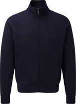 Russell Heren Authentiek Sweatshirt-jasje met volledige ritssluiting (Franse marine)