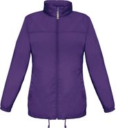 B&C Ladies / Ladies Sirocco Lightweight Windproof, Showerproof & Water Resistant Jacket (Purple)
