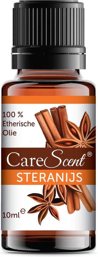 CareScent Steranijs Olie | Etherische Anijs Olie | Essentiële Olie voor Aromatherapie | Aroma Olie | Aroma Diffuser Olie | Essential Oil | Steranijs- 10ml