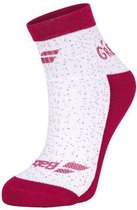 Chaussettes de sport Babolat Graphic Femme | Est une belle journée tous les jours | blanc rouge | 39-42