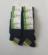 Bamboe katoenen sokken - heren - 3 paar - 40/44 - naadloos - zwart