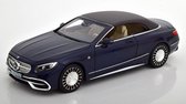 2018 Mercedes-Benz Maybach S650 Cabriolet (Blauw) 1/18 Norev - Modelauto - Schaalmodel - Model auto - Miniatuurauto - Miniatuur autos