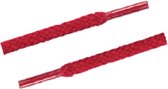 Cordial - Schoenveters - rood - dik rond fijn geweven - veterlengte 180 cm 8-10 gaatjes