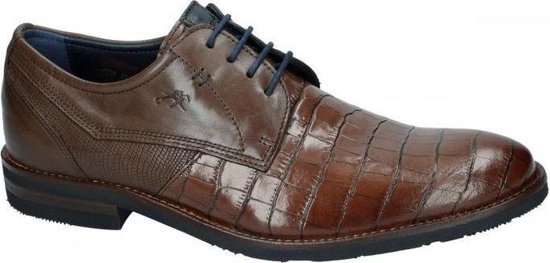 Fluchos -Heren -  bruin - geklede lage schoenen