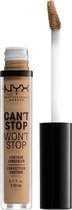 Nyx Professional Makeup Can't Stop Won't Stop Concealer - Caramel - Concealer - Medium