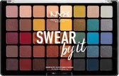 NYX Professional Makeup Swear By It Shadow Palette - SBISP01 - Oogschaduw - 40 x 1 gr
