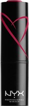 NYX Professional Makeup Shout Loud Satin Lipstick - Cherry Charm SLSL08 - Lippenstift