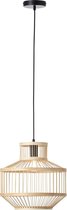 BRILLIANT Teva hanglamp 1-vlam zwart / natuurlijke binnenverlichting, hanglampen | 1x A60, E27, 40W, geschikt voor normale lampen (niet inbegrepen) | A ++ | In hoogte verstelbaar / kabel kan 
