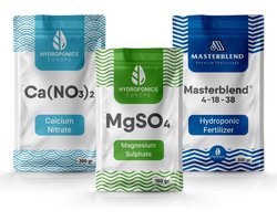 Masterblend 4-18-38 Hydroponic Plantenvoeding Kit | Voeding voor Hydrocultuur 0.75 kG