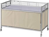Opvouwbare Opberg Trolley (B90cm) - Beige