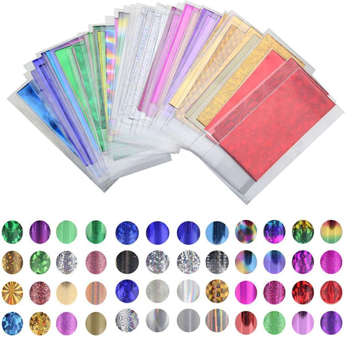 Goedkoopste BukkitBow - Nagel Folie/Transferfolie - 48 Ontwerpen