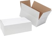 Kartonnen Dozen Verzenddozen Opbergdoos B Golf (Sterk) 25x18x10cm 20 Stuk Kleine Verzenddoos Karton