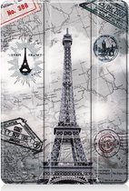 Shop4 - iPad 10.2 (2020) Hoes - Smart Book Case Eiffeltoren
