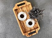 Zethome | Olijfhouten Dienblad | 47x25x4cm