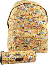 EMOJI Rugzak Rugtas School Tas 6-12 Jaar Emoticons