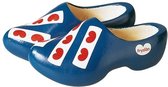 Houten klomp Friese Vlag | Blauw | Gevavi | Maat 29 cm