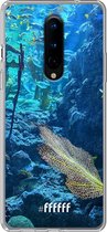 OnePlus 8 Hoesje Transparant TPU Case - Coral Reef #ffffff