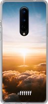 OnePlus 8 Pro Hoesje Transparant TPU Case - Cloud Sunset #ffffff