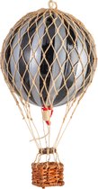 Authentic Models - Luchtballon Floating The Skies - zilver/zwart - diameter luchtballon 8,5cm