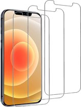 iPhone 12 / 12 Pro Screenprotector - 3 Stuks - Glazen tempered glass
