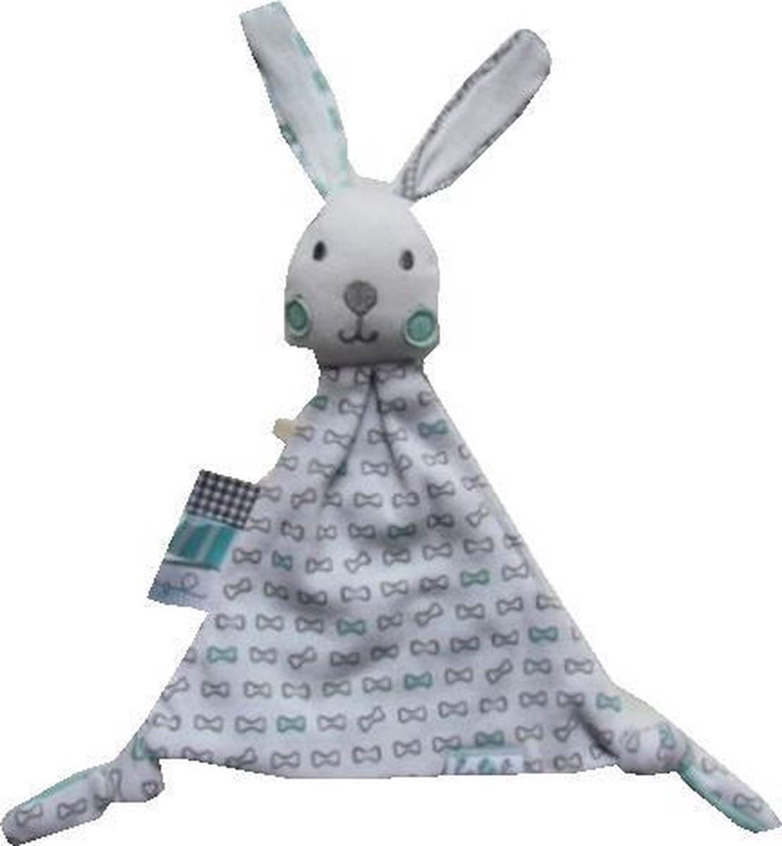 Goedkoopste Boboli baby konijn knufeldoekje - Blauw - Maat Unic