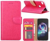 Alcatel A7 Portemonnee hoesje / book case Pink