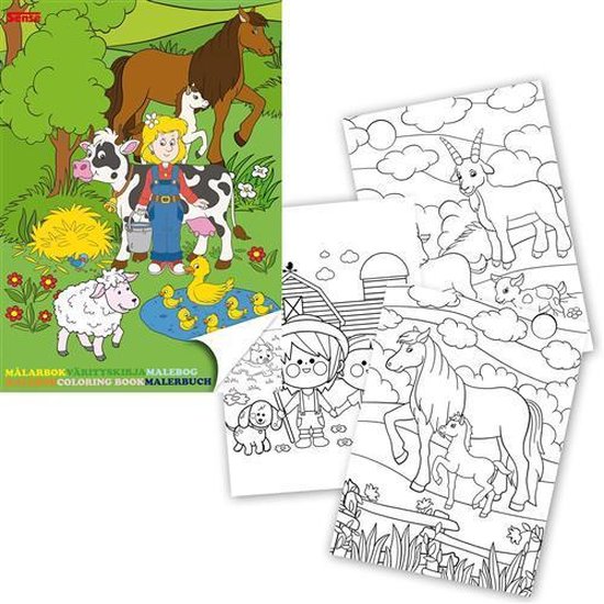 Galt Reusable Sticker Book Farm