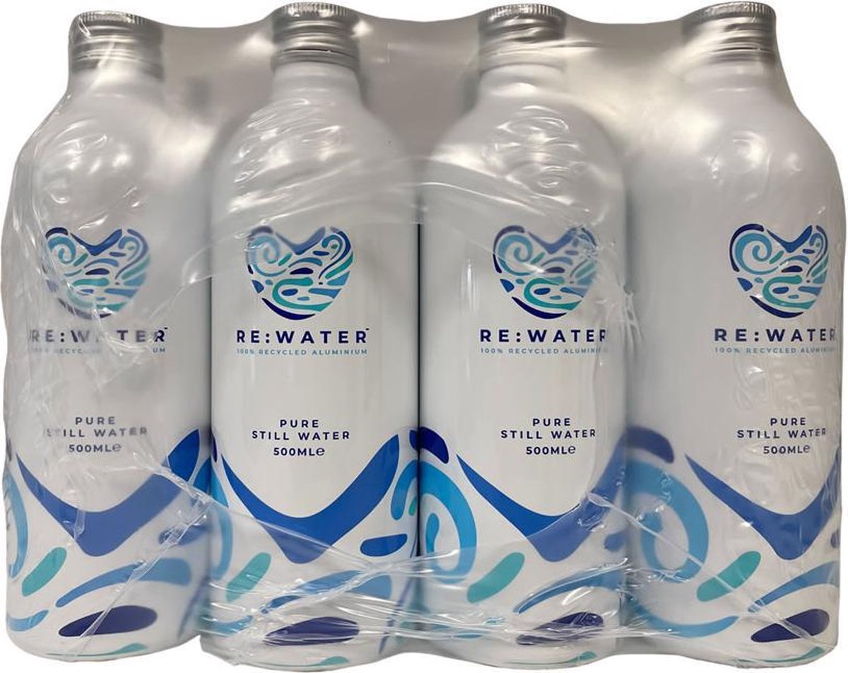 Symptomen tentoonstelling vraag naar 12 flessen RE:WATER aluminium fles bronwater/mineraalwater - hervulbare fles  | bol.com