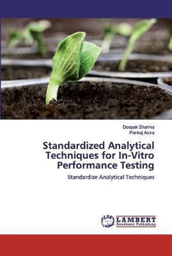 Standardized Analytical Techniques for In-Vitro Performance Testing ...