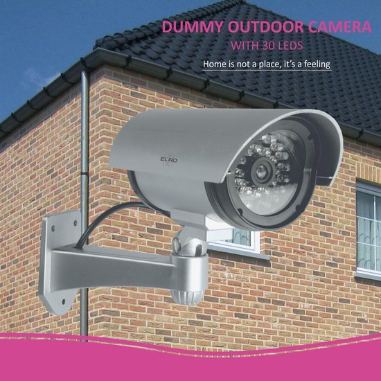 ELRO CDB25S-2 Outdoor Dummy Camera met LED's - 2 Pack van Elro — afbeelding 3
