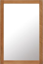 Wandspiegel 60x90cm (incl LW 3d klok) - spiegel