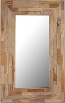 Wandspiegel 50x80cm (incl LW 3d klok) - spiegel