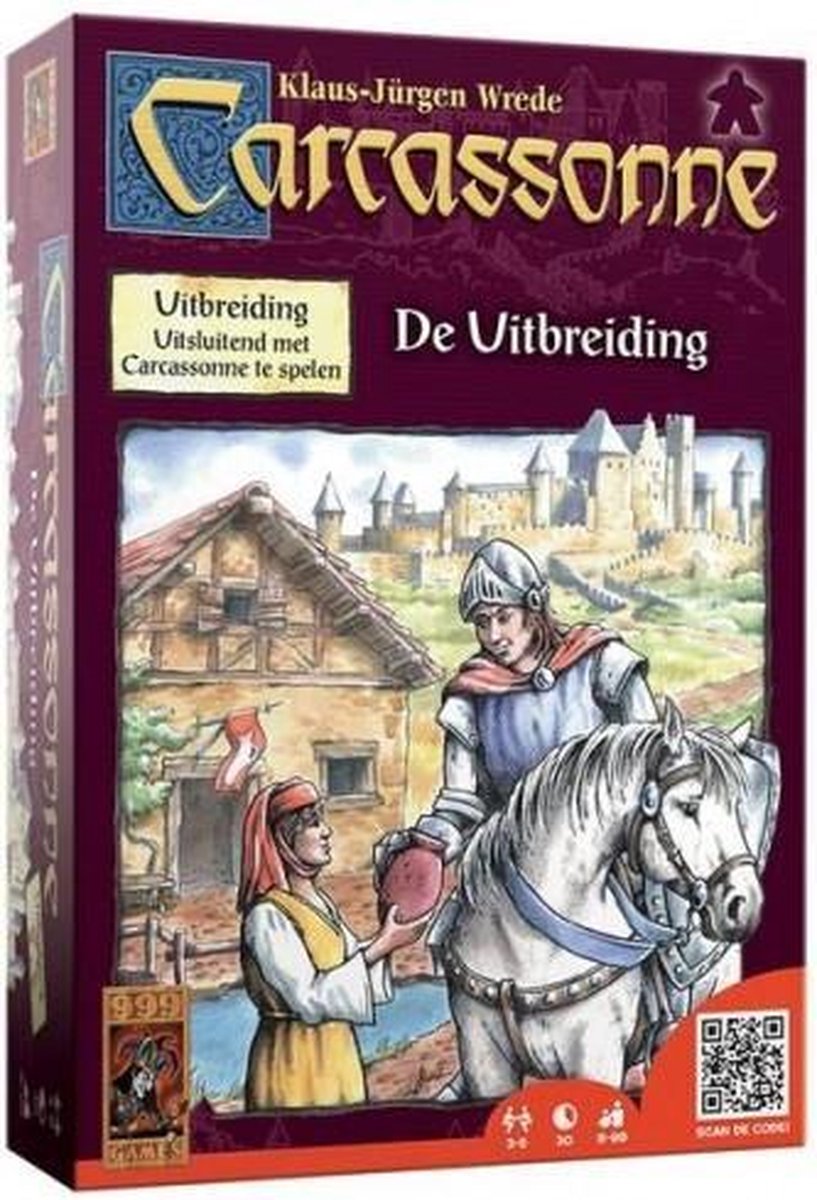 ziel schraper boter Carcassonne: De Uitbreiding Bordspel | Games | bol.com