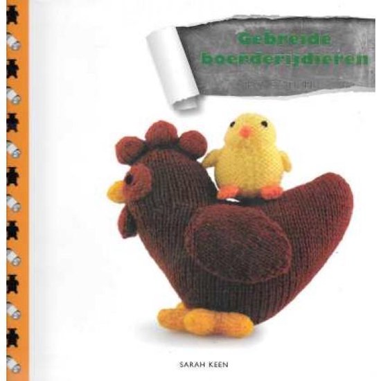 Cover van het boek 'Gebreide boerderijdieren'