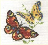 Mooie vlinders borduren (pakket)