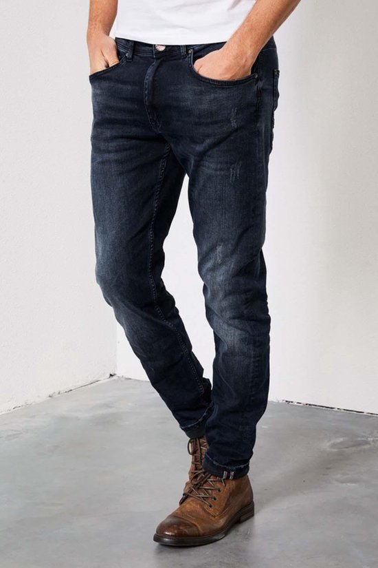 Petrol Industries - Heren Seaham VTG Slim Fit Jeans jeans - Blauw - Maat 28