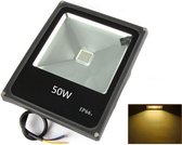 LED Bouwlamp Geel - 50 Watt  - Plat