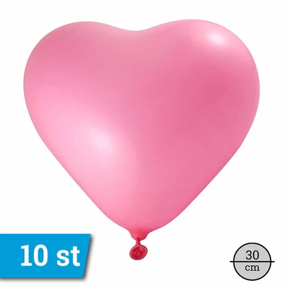 10 stuks Donker roze Hart ballonnen SHB07/FIG-07