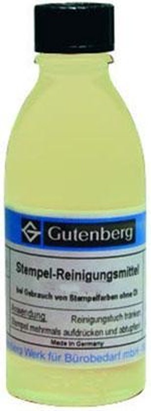 Foto: Gutenberg stempelreiniger 100 ml voor stempelinkten op oliebasis