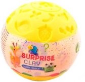 Johntoy Verrassingsbal Met Klei Junior 9 Cm Geel 7-delig