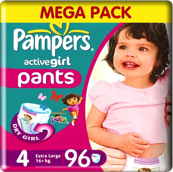 pampers active girl pants